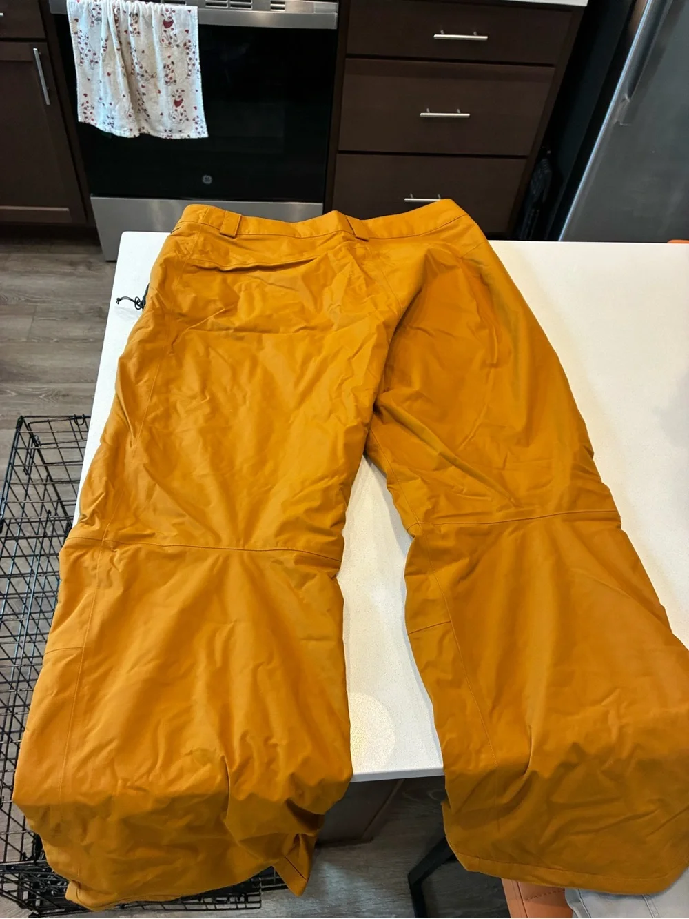 The North Face Men’s Cargo Snow Pants — Mustard/Golden Yellow